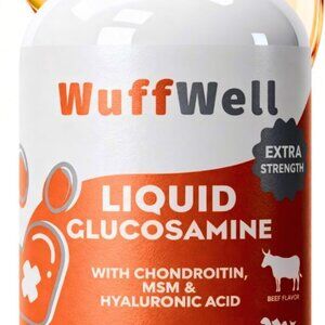 Liquid Glucosamine for Dogs Hip & Joint Support with Chondroitin